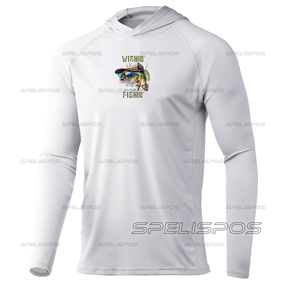 Fishing Hood White Long Sleeve - Running Gear Long Sleeve review and price