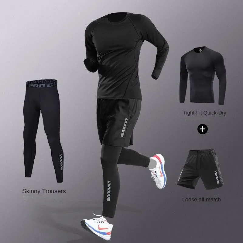 3-7Pcs Men's Ice Fiber Quick-D - Running Jogging Gear review and price