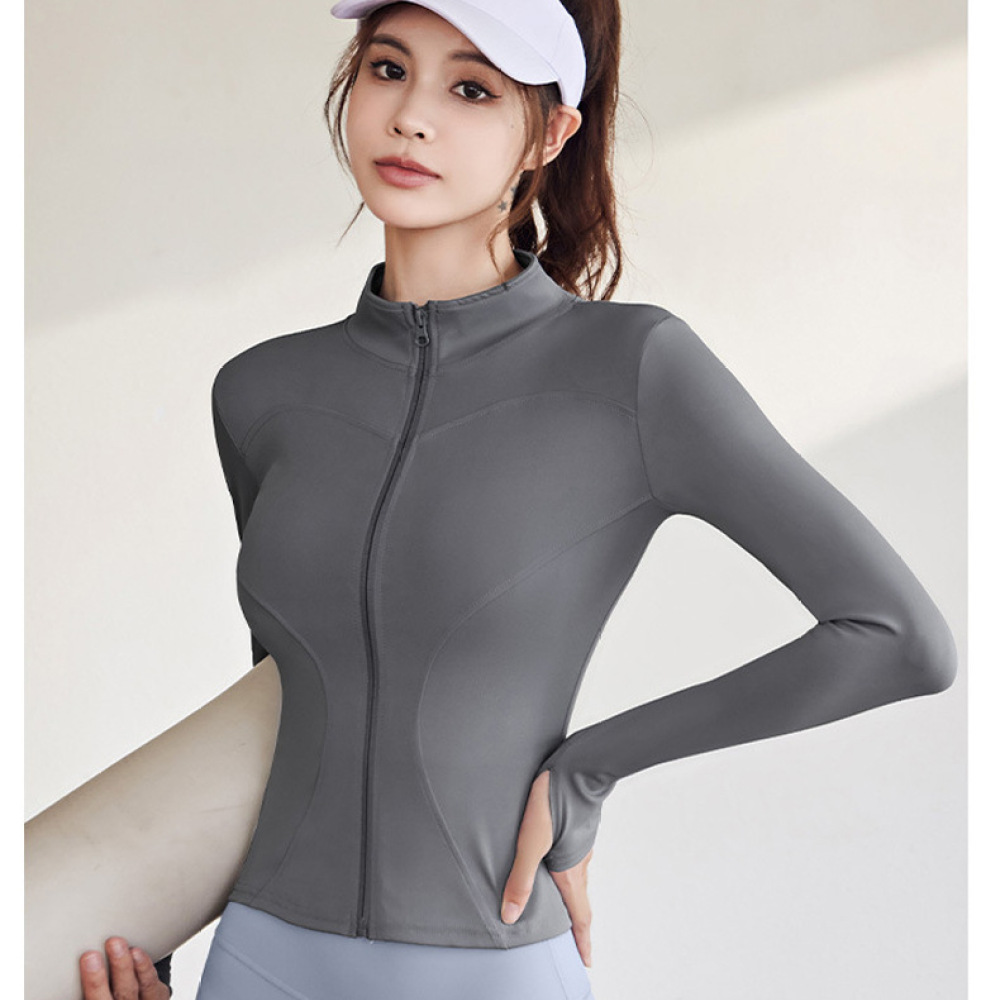Quick Dry Athletic Yoga Jacket - Running Gear Long Sleeve review and price