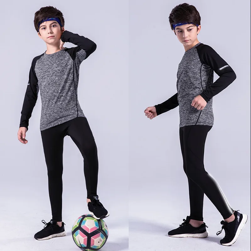 Kids Sports Clothes Compressio - Running Jogging Gear review and price