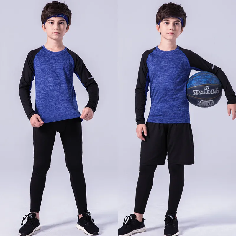 Kids Sports Clothes Compressio - Running Jogging Gear review and price